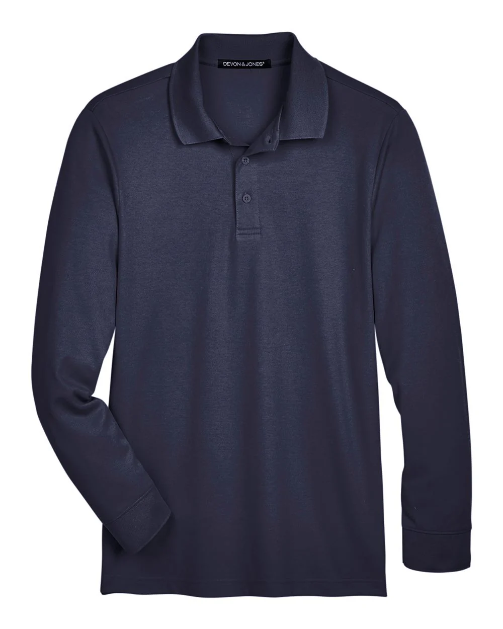 Devon & Jones-DG20L-Men's CrownLux Performance® Plaited Long Sleeve Polo - Image 7