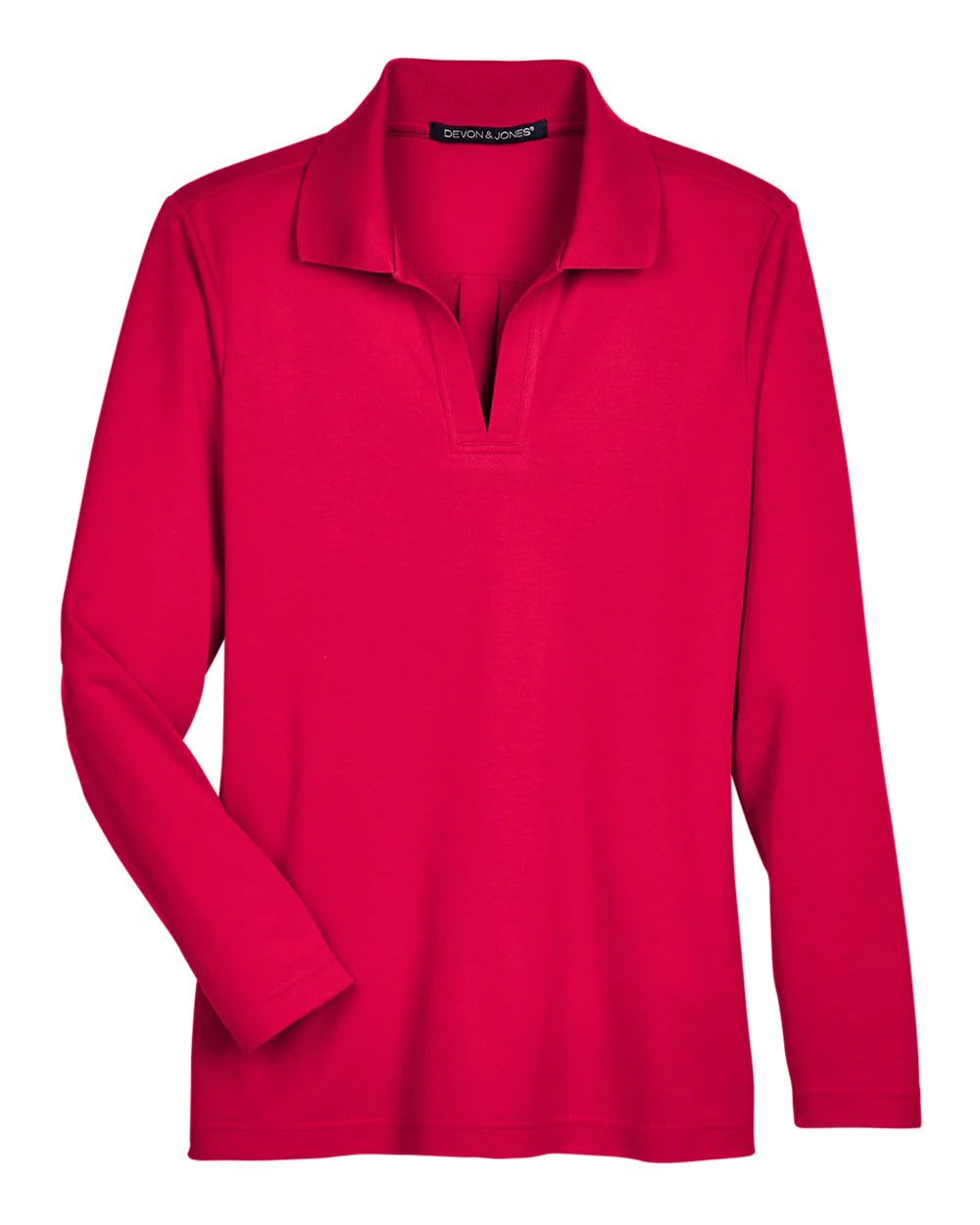 Devon & Jones-DG20LW-Women's CrownLux Performance® Plaited Long Sleeve Polo - Image 12