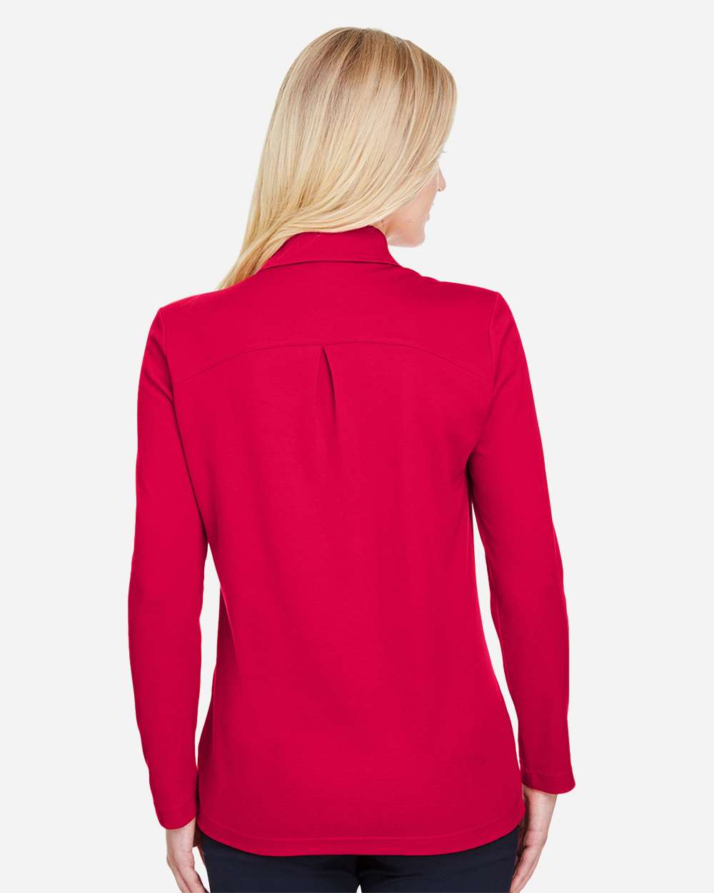 Devon & Jones-DG20LW-Women's CrownLux Performance® Plaited Long Sleeve Polo - Image 16
