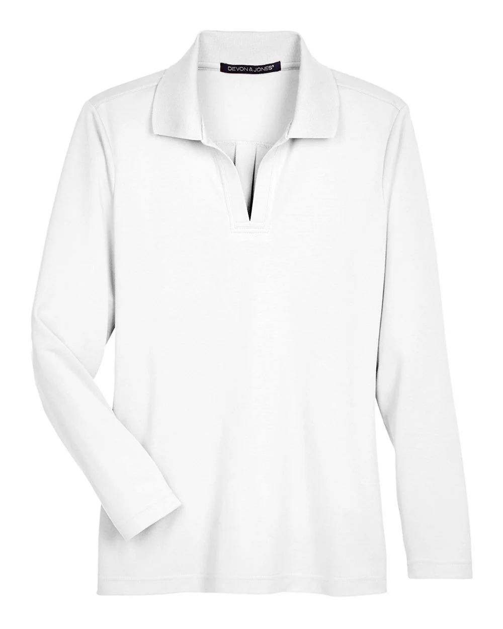 Devon & Jones-DG20LW-Women's CrownLux Performance® Plaited Long Sleeve Polo - Image 17