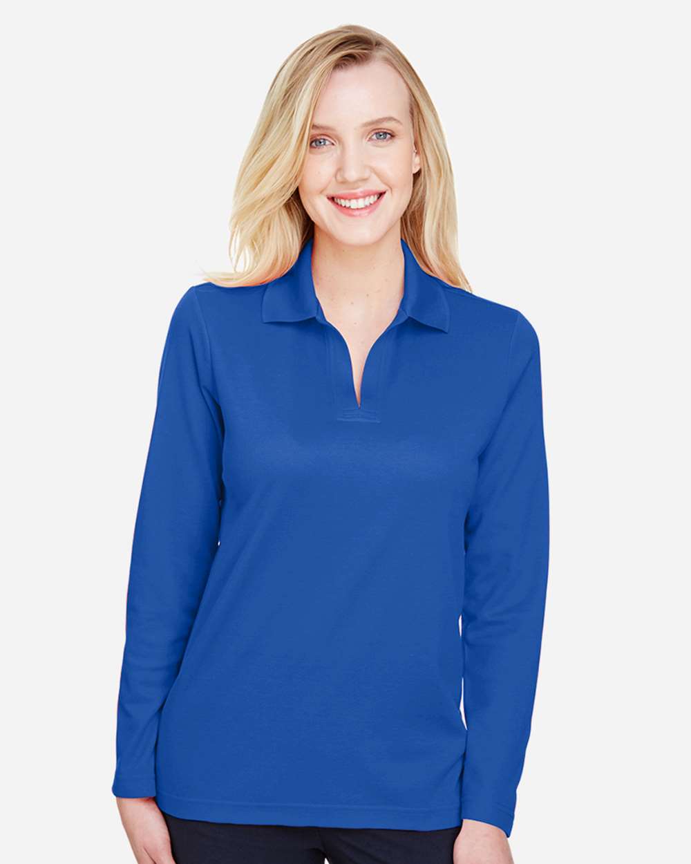 Devon & Jones-DG20LW-Women's CrownLux Performance® Plaited Long Sleeve Polo - Image 27