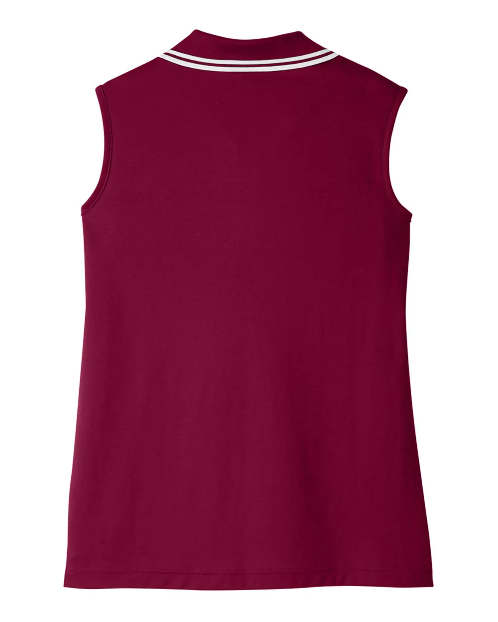 Devon & Jones-DG20SW-Women's CrownLux Performance® Plaited Tipped Sleeveless Polo - Image 8