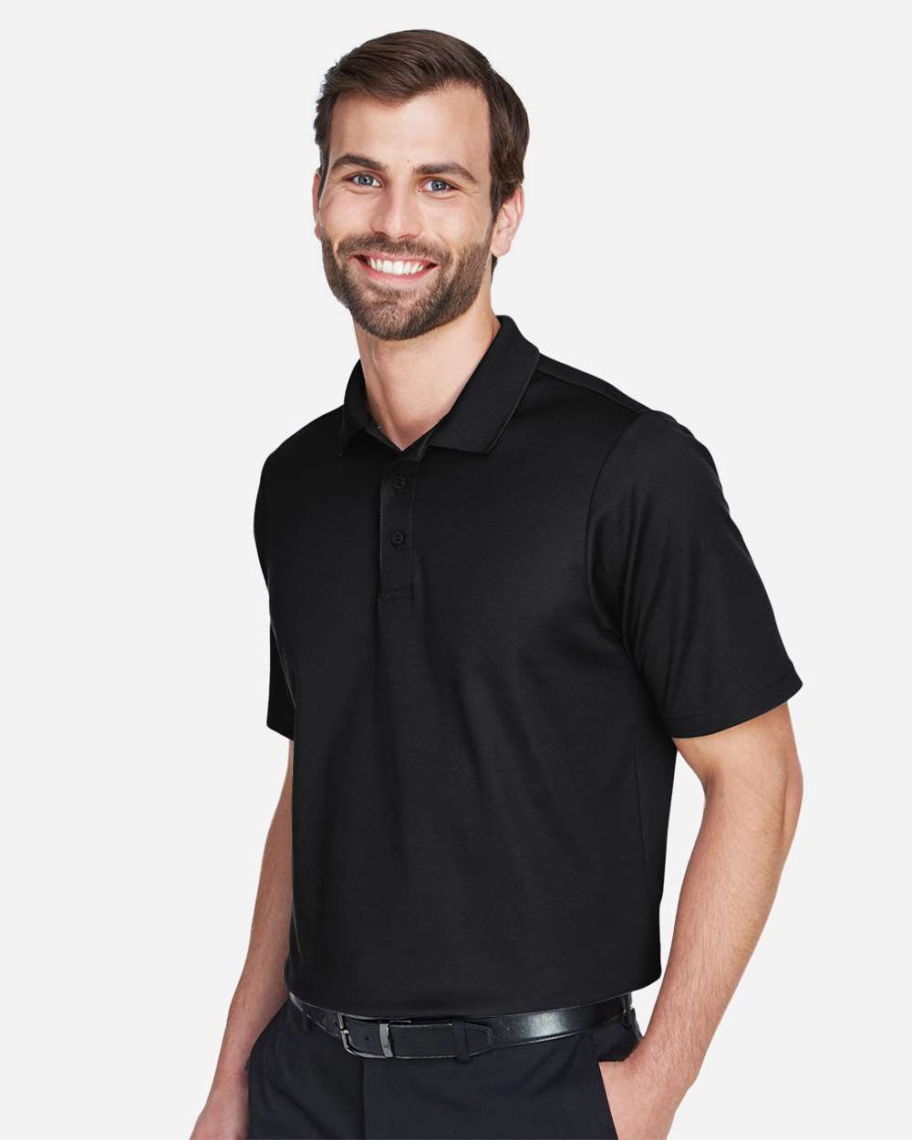 Devon & Jones-DG20T-Men's CrownLux Performance® Tall Plaited Polo - Image 4