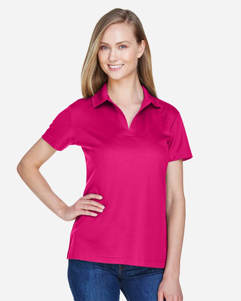 Devon & Jones-DG20W-Women's CrownLux Performance® Plaited Polo - Image 14