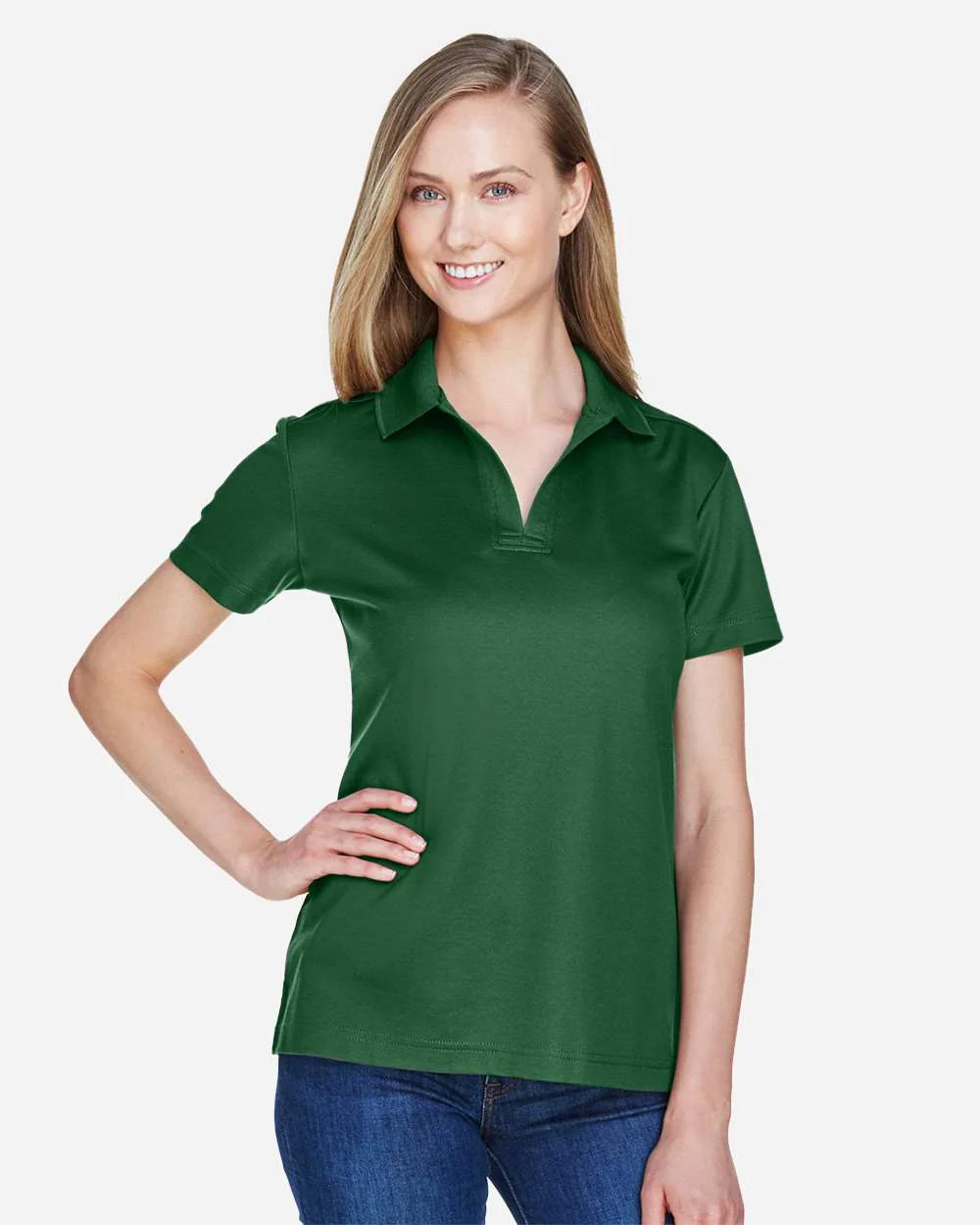 Devon & Jones-DG20W-Women's CrownLux Performance® Plaited Polo - Image 24