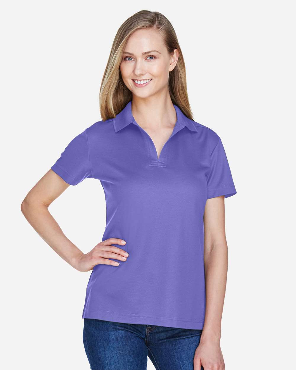 Devon & Jones-DG20W-Women's CrownLux Performance® Plaited Polo - Image 34
