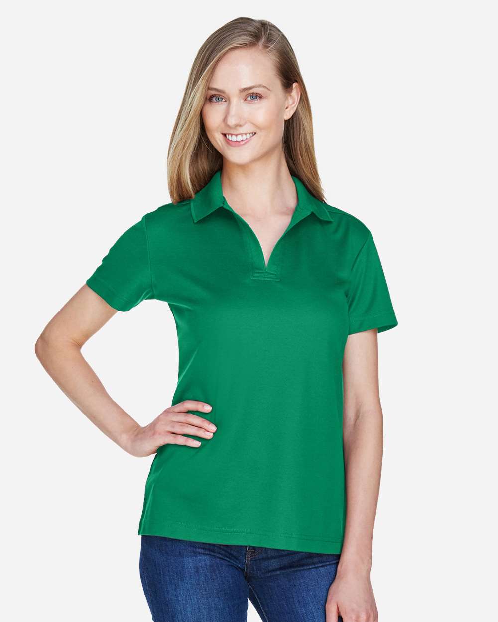 Devon & Jones-DG20W-Women's CrownLux Performance® Plaited Polo - Image 44