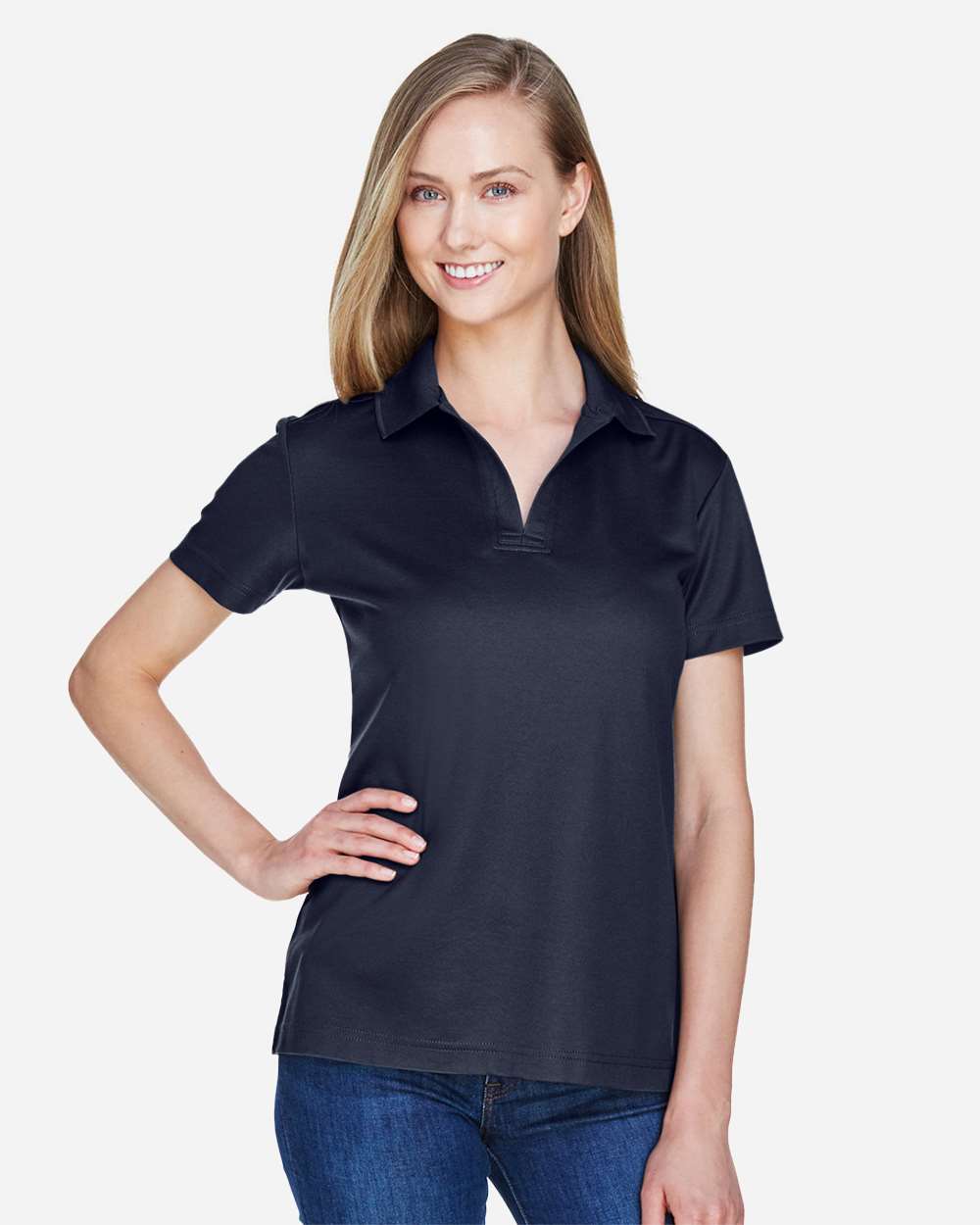 Devon & Jones-DG20W-Women's CrownLux Performance® Plaited Polo - Image 49