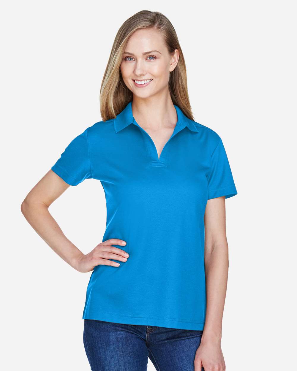 Devon & Jones-DG20W-Women's CrownLux Performance® Plaited Polo - Image 54