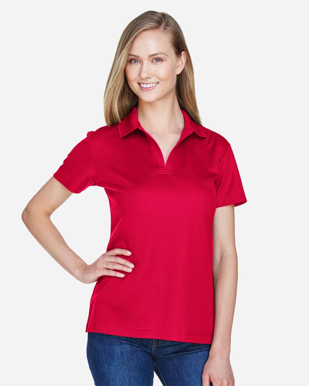 Devon & Jones-DG20W-Women's CrownLux Performance® Plaited Polo - Image 59