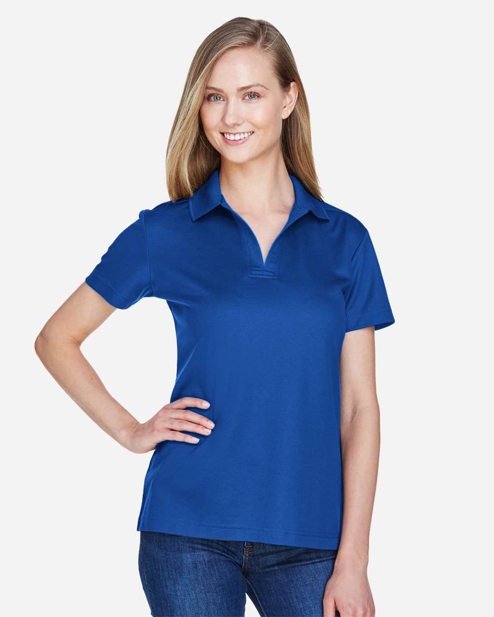 Devon & Jones-DG20W-Women's CrownLux Performance® Plaited Polo - Image 64