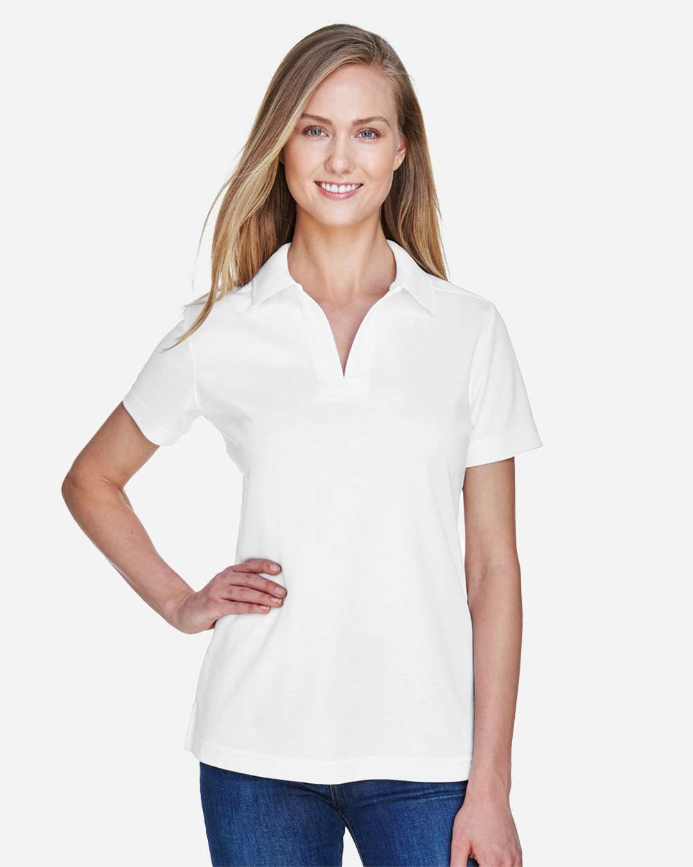 Devon & Jones-DG20W-Women's CrownLux Performance® Plaited Polo - Image 69