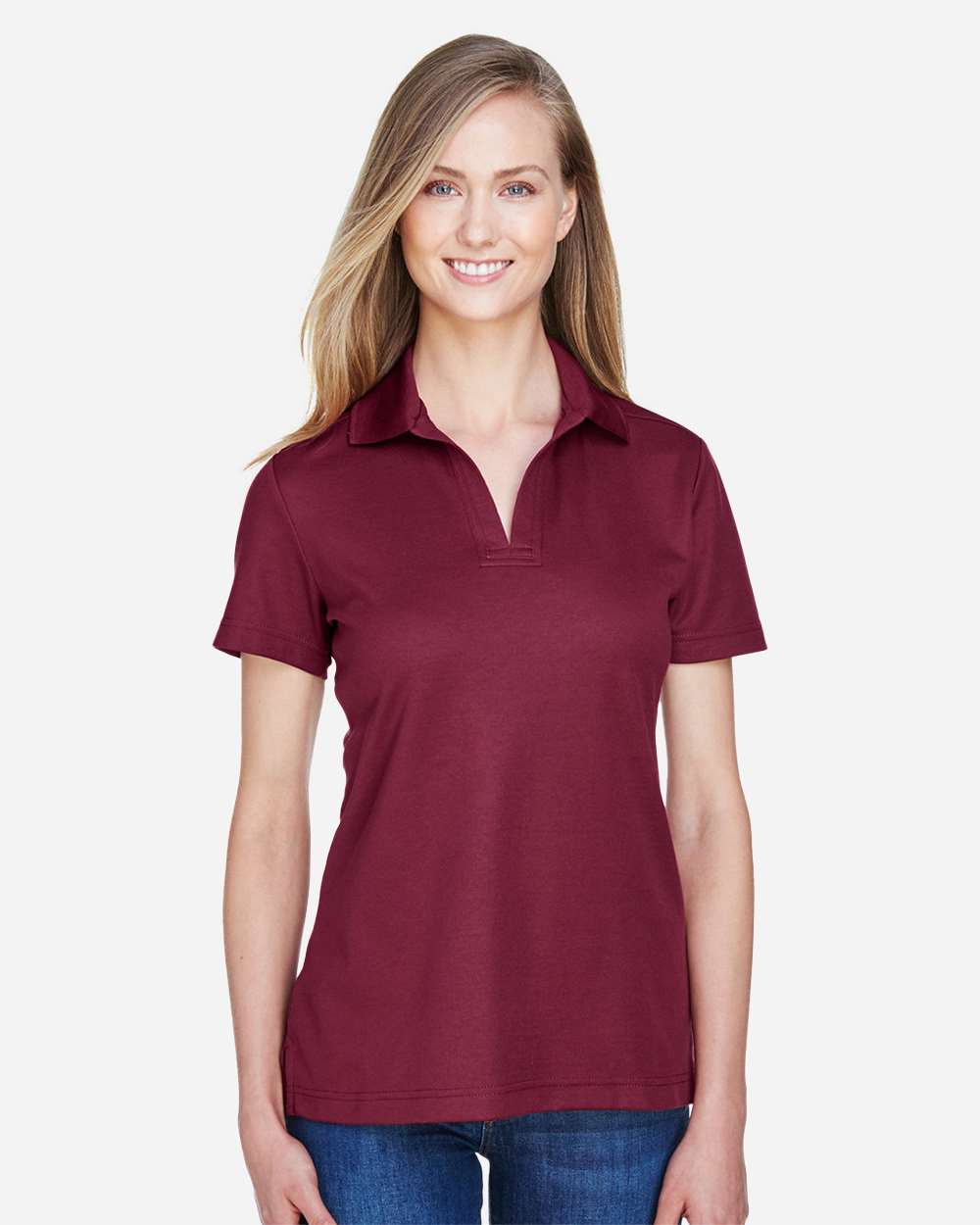 Devon & Jones-DG20W-Women's CrownLux Performance® Plaited Polo - Image 9
