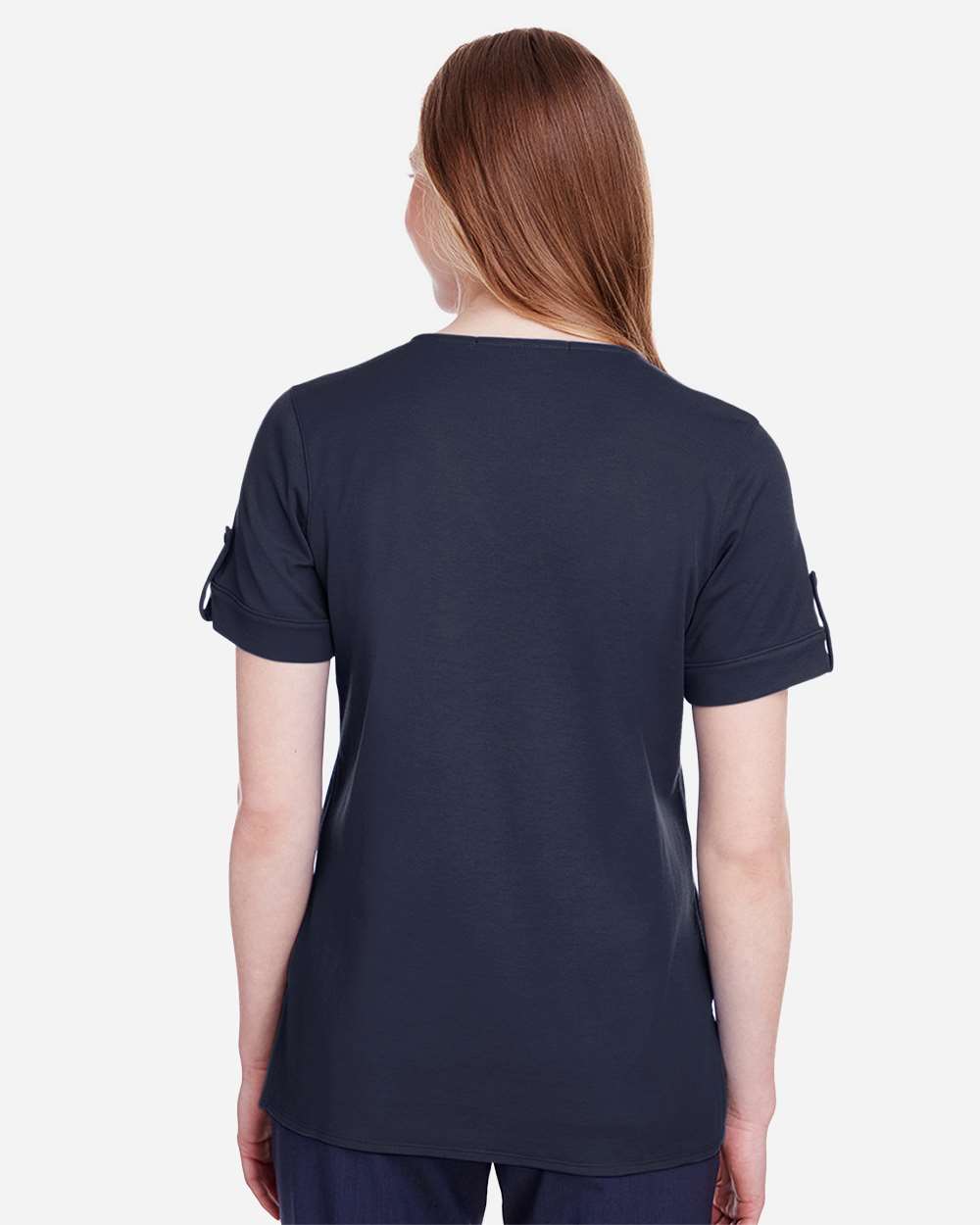 Devon & Jones-DG20WB-Women's CrownLux Performance® Plaited Rolled Sleeve Shirt - Image 31