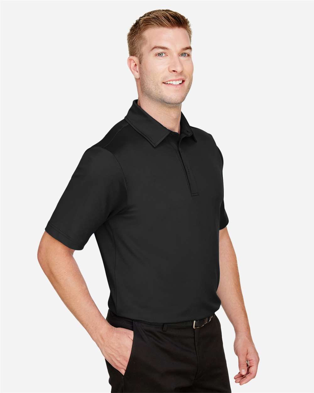 Devon & Jones-DG21-Men's CrownLux Performance® Range Flex Polo - Image 4