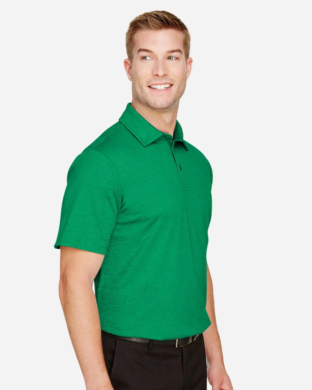 Devon & Jones-DG22-Men's CrownLux Performance® Address Mélange Polo - Image 15