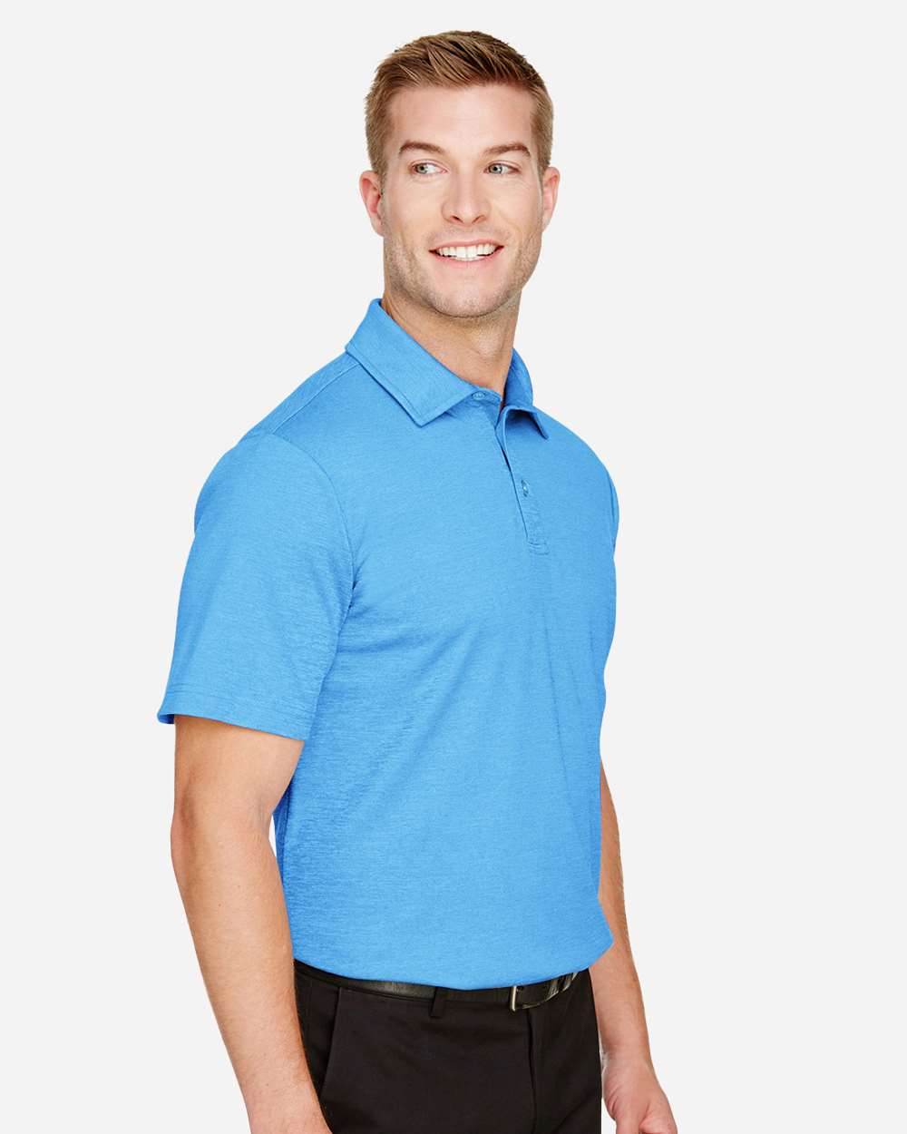 Devon & Jones-DG22-Men's CrownLux Performance® Address Mélange Polo - Image 25
