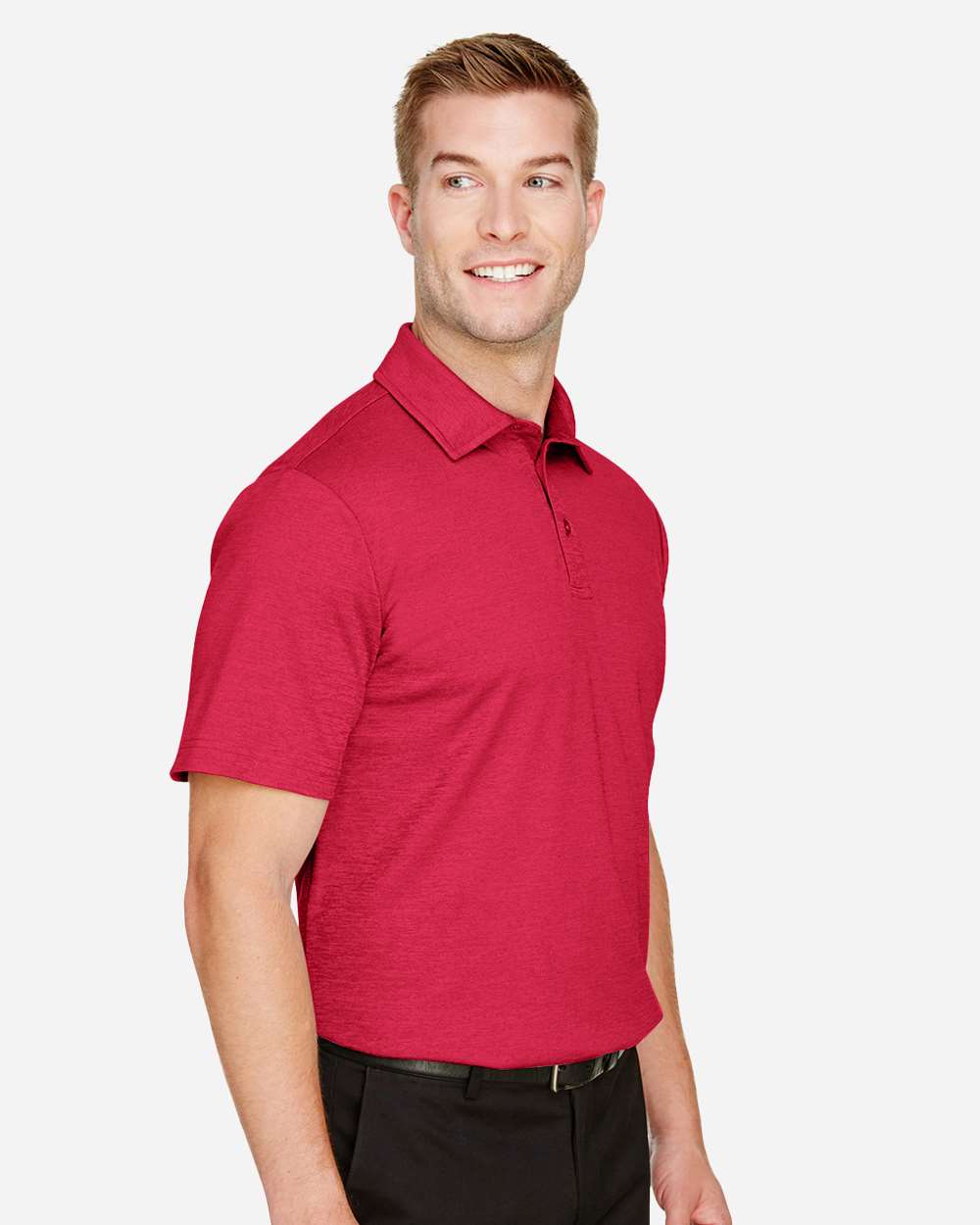 Devon & Jones-DG22-Men's CrownLux Performance® Address Mélange Polo - Image 30