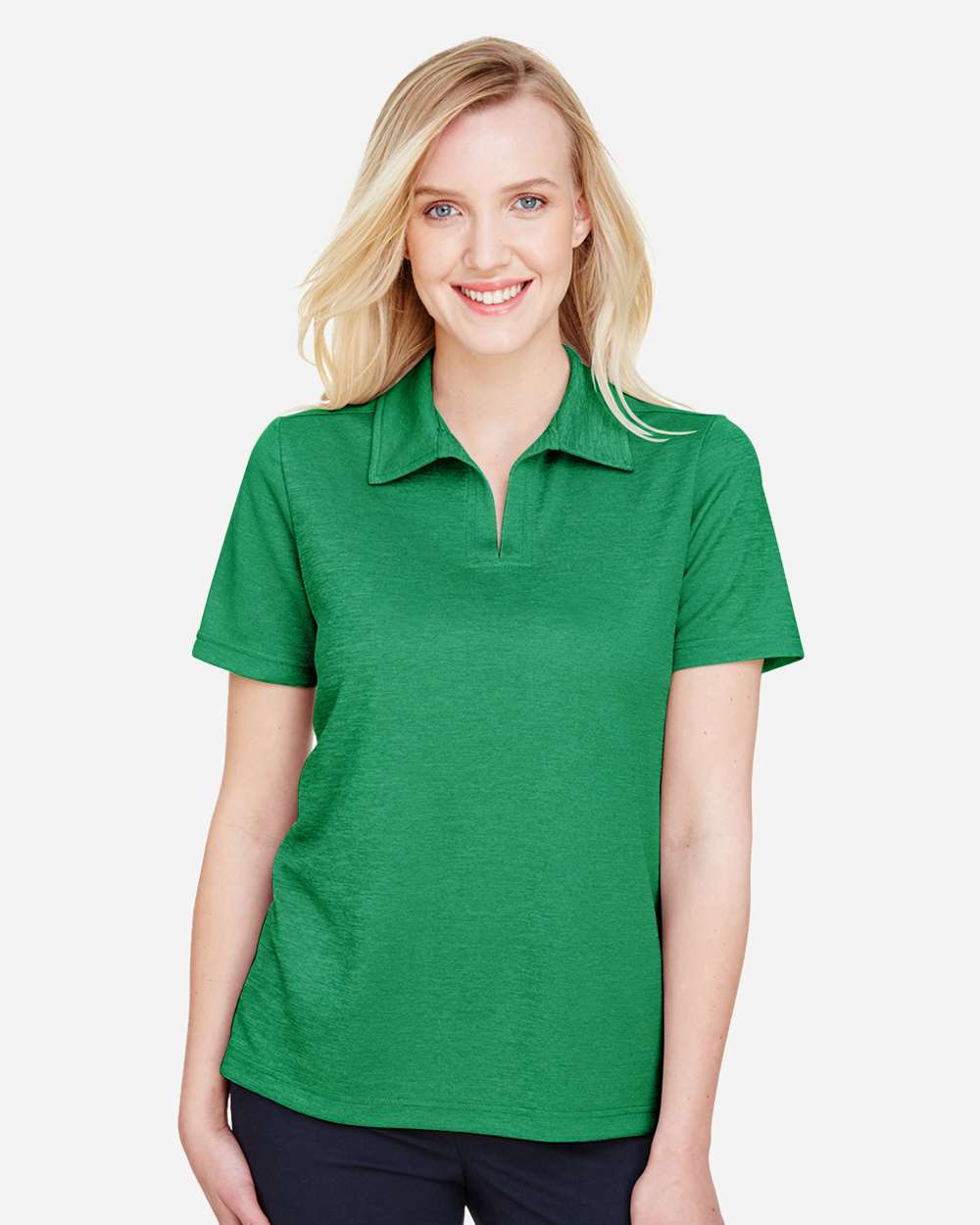 Devon & Jones-DG22W-Women's CrownLux Performance® Address Melange Polo - Image 14