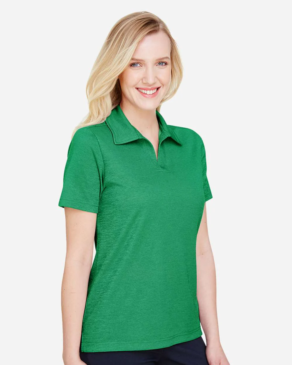 Devon & Jones-DG22W-Women's CrownLux Performance® Address Melange Polo - Image 15