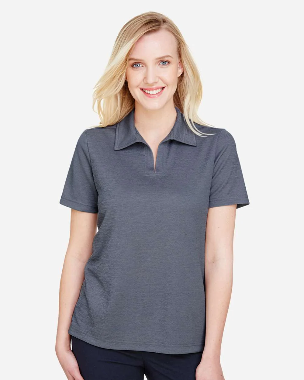 Devon & Jones-DG22W-Women's CrownLux Performance® Address Melange Polo - Image 19