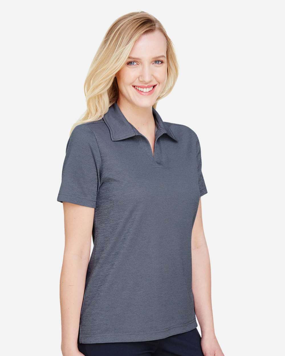 Devon & Jones-DG22W-Women's CrownLux Performance® Address Melange Polo - Image 20
