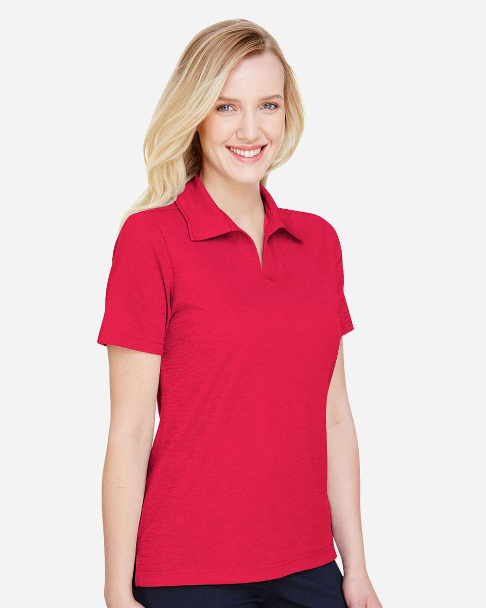 Devon & Jones-DG22W-Women's CrownLux Performance® Address Melange Polo - Image 30
