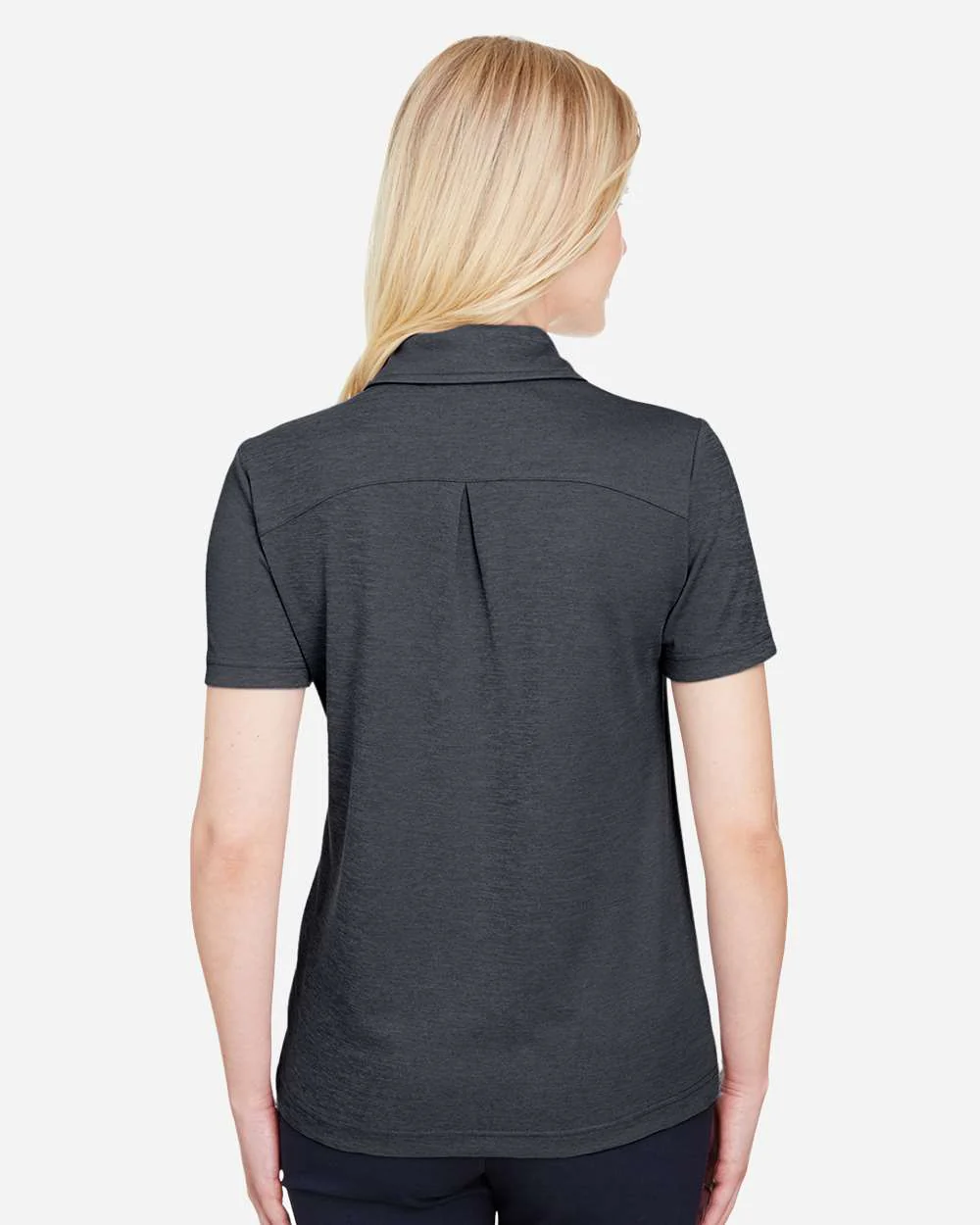 Devon & Jones-DG22W-Women's CrownLux Performance® Address Melange Polo - Image 5