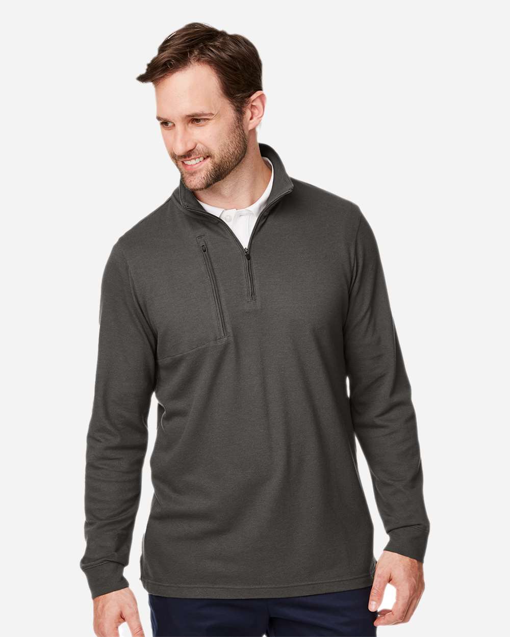 Devon & Jones-DG400-Men's New Classics® Performance Quarter-Zip Pullover - Image 17