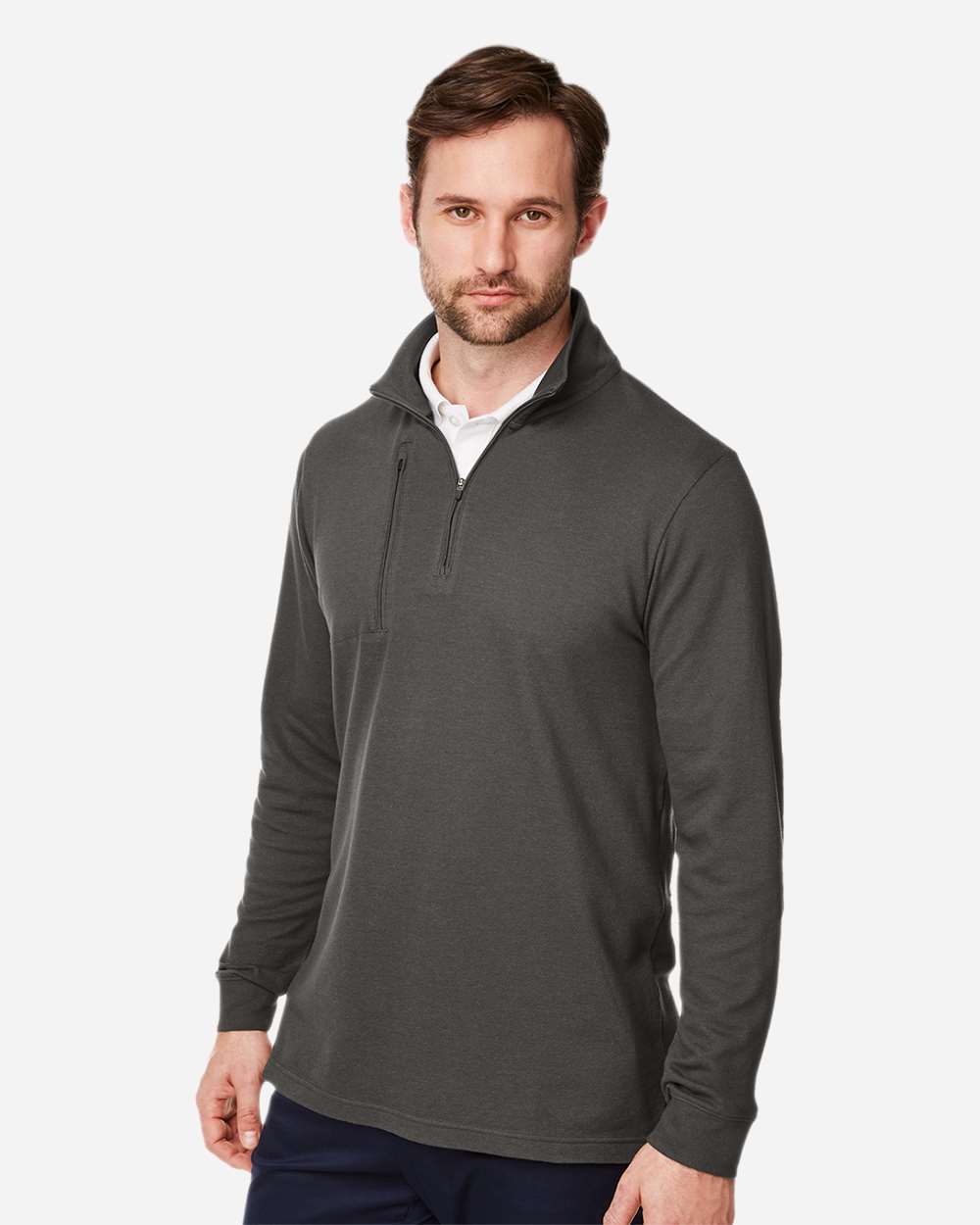 Devon & Jones-DG400-Men's New Classics® Performance Quarter-Zip Pullover - Image 18