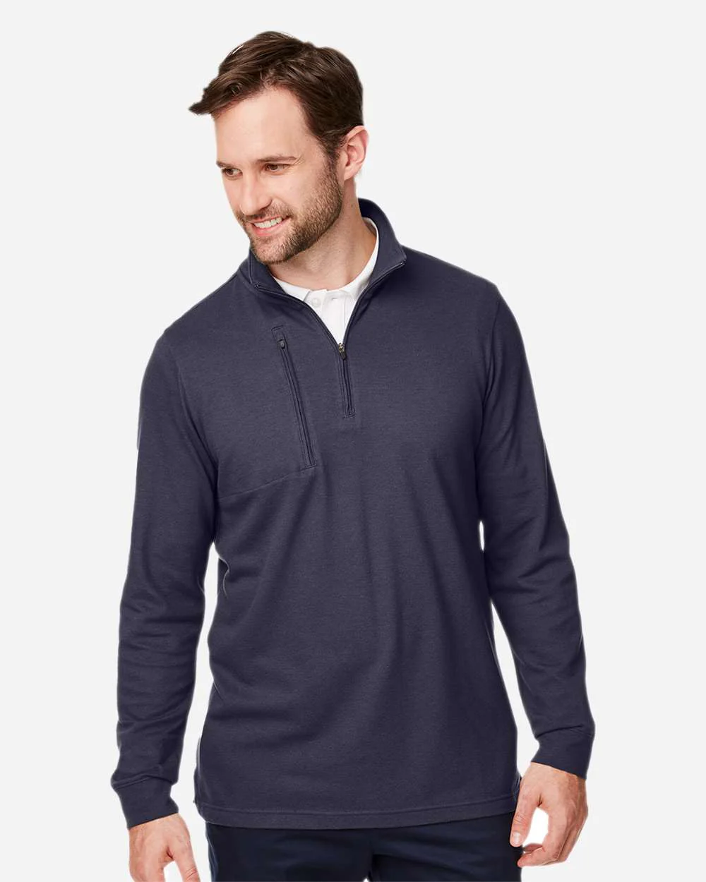 Devon & Jones-DG400-Men's New Classics® Performance Quarter-Zip Pullover - Image 23