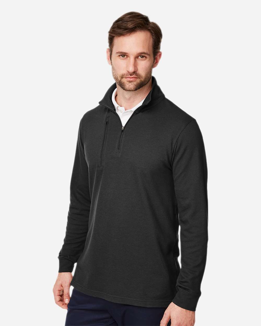 Devon & Jones-DG400-Men's New Classics® Performance Quarter-Zip Pullover - Image 5