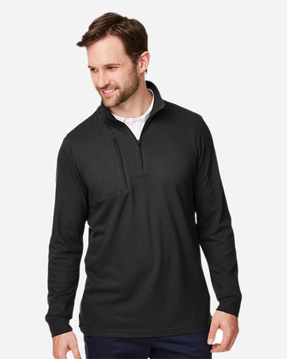 Devon & Jones-DG400-Men's New Classics® Performance Quarter-Zip Pullover - Image 7