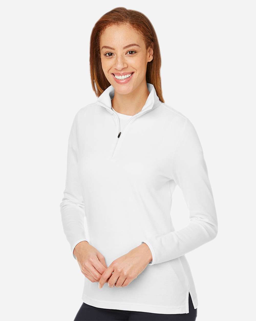 Devon & Jones-DG400W-Women's New Classics® Performance Quarter-Zip Pullover - Image 30