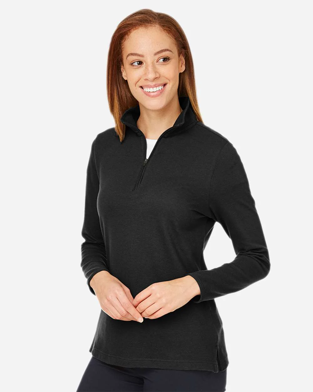 Devon & Jones-DG400W-Women's New Classics® Performance Quarter-Zip Pullover - Image 5