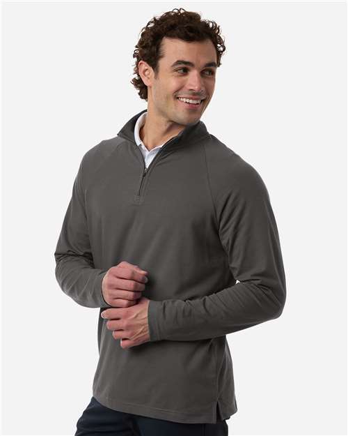 Devon & Jones-DG402-Men's Seaton Pebble Textured Quarter-Zip Pullover - Image 10