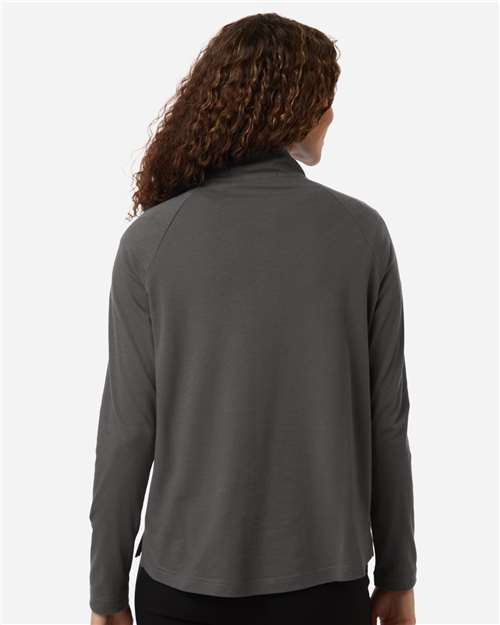 Devon & Jones-DG402W-Women's Seaton Pebble Textured Quarter-Zip Pullover - Image 15
