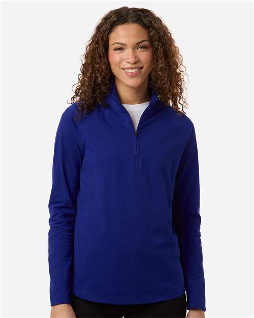 Devon & Jones-DG402W-Women's Seaton Pebble Textured Quarter-Zip Pullover - Image 16