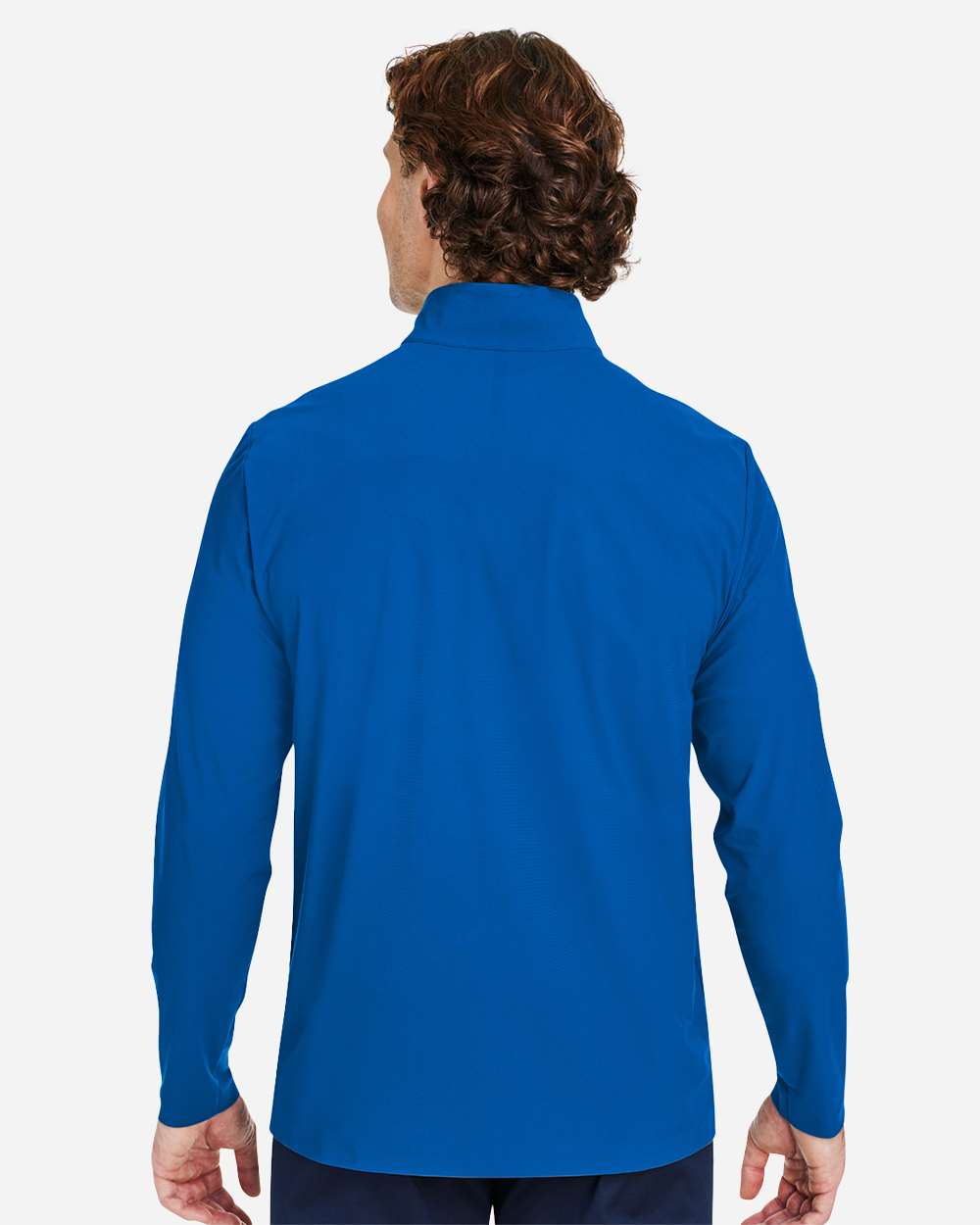 Devon & Jones-DG410-Men's CrownLux Performance® Windsor Welded Quarter-Zip Pullover - Image 13