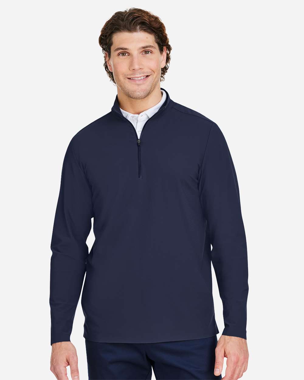 Devon & Jones-DG410-Men's CrownLux Performance® Windsor Welded Quarter-Zip Pullover - Image 23