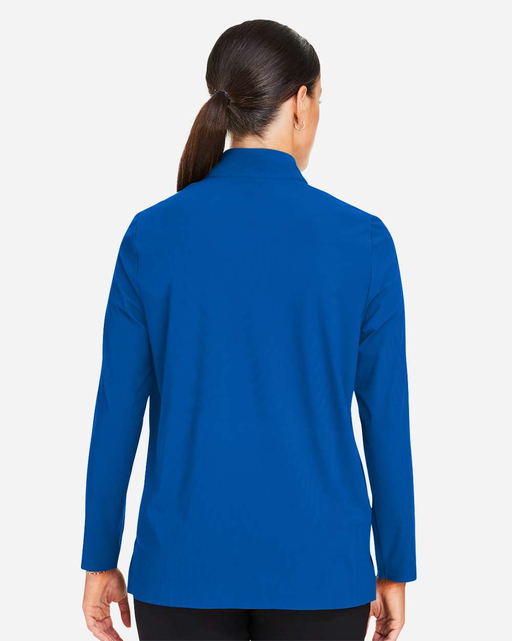 Devon & Jones-DG410W-Women's CrownLux Performance® Windsor Welded Quarter-Zip Pullover - Image 13