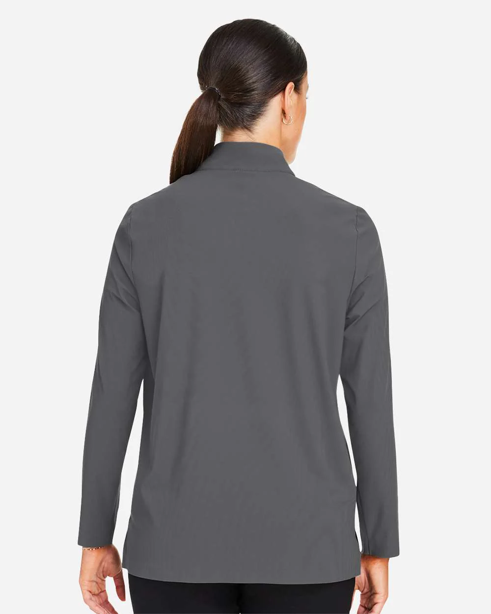 Devon & Jones-DG410W-Women's CrownLux Performance® Windsor Welded Quarter-Zip Pullover - Image 19