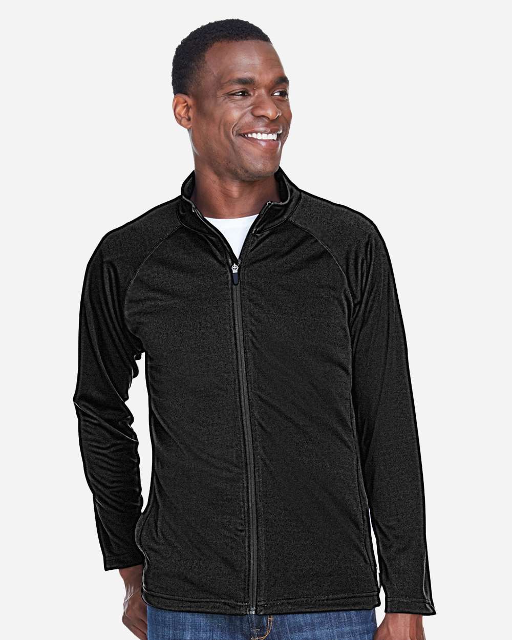 Devon & Jones-DG420-Men's Stretch Tech-Shell® Compass Full-Zip Jacket - Image 3