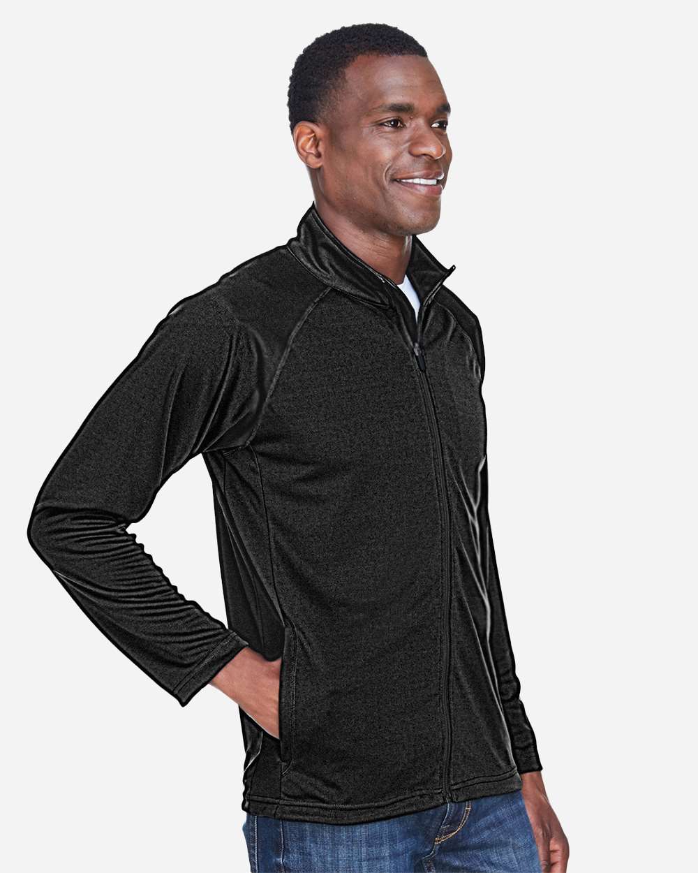 Devon & Jones-DG420-Men's Stretch Tech-Shell® Compass Full-Zip Jacket - Image 4