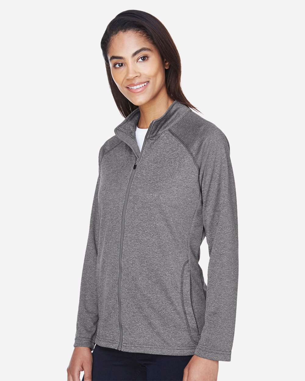 Devon & Jones-DG420W-Women's Stretch Tech-Shell® Compass Full-Zip Jacket - Image 10