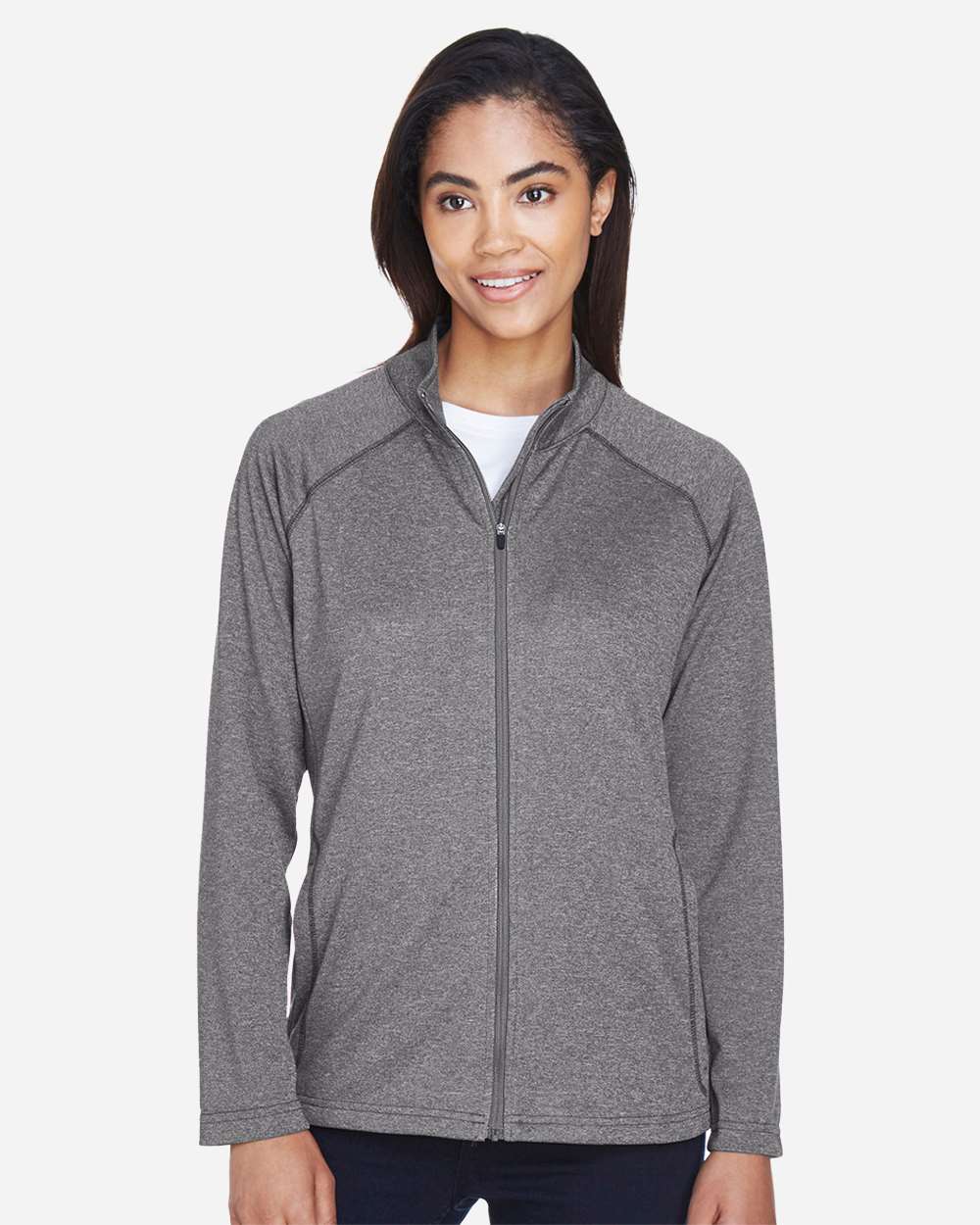Devon & Jones-DG420W-Women's Stretch Tech-Shell® Compass Full-Zip Jacket - Image 9