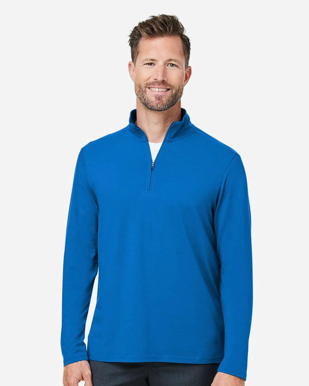 Devon & Jones-DG425-Men's Raleigh Stretch Quarter-Zip Pullover - Image 11