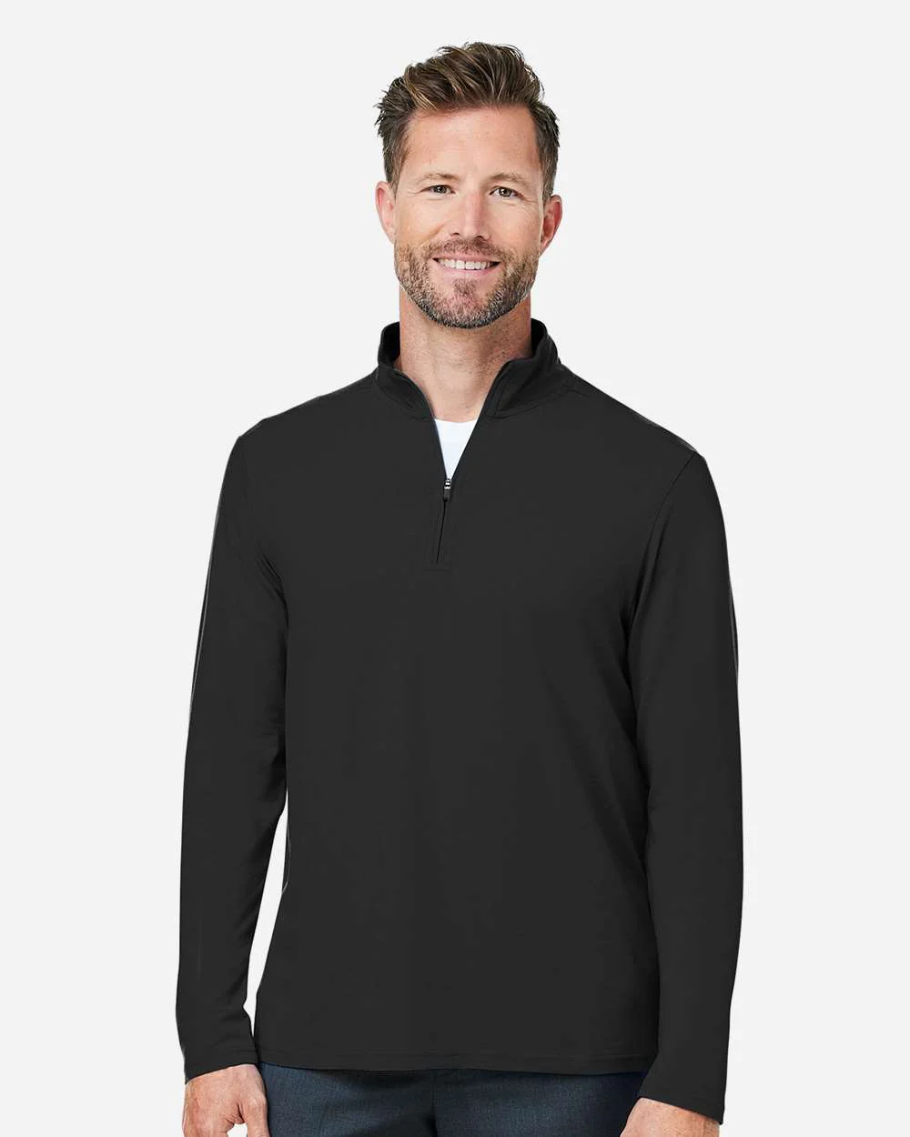 Devon & Jones-DG425-Men's Raleigh Stretch Quarter-Zip Pullover - Image 4
