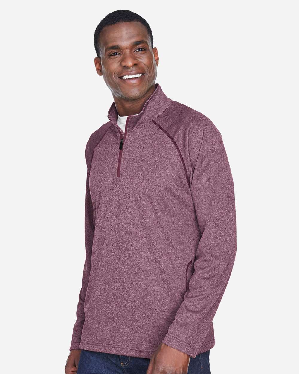 Devon & Jones-DG440-Men's Stretch Tech-Shell® Compass Quarter-Zip Pullover - Image 10