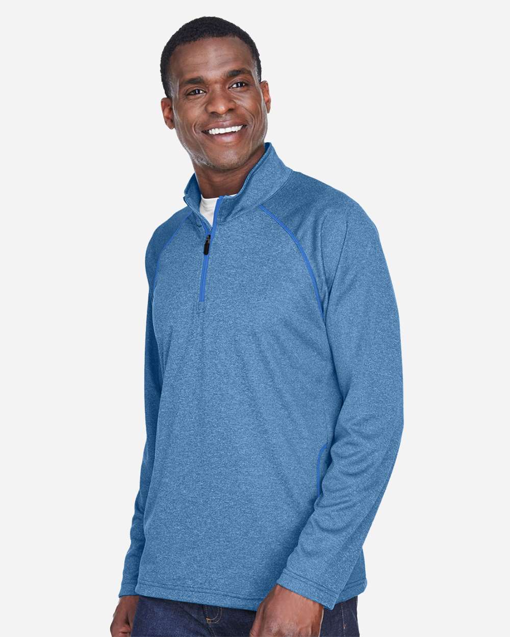 Devon & Jones-DG440-Men's Stretch Tech-Shell® Compass Quarter-Zip Pullover - Image 20